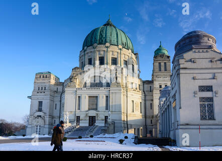 Wien, Vienne, Zentralfriedhof (cimetière central), Friedhofskirche zum Heiligen Karl Borromäus (Charles Borromée Église), 11. Simmering, Wien, Autriche Banque D'Images