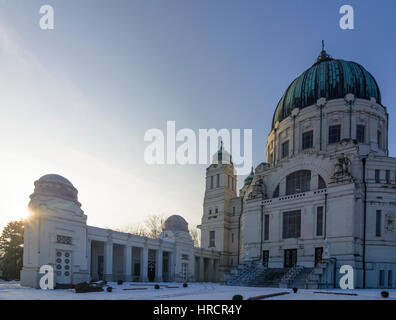 Wien, Vienne, Zentralfriedhof (cimetière central), Friedhofskirche zum Heiligen Karl Borromäus (Charles Borromée Église), 11. Simmering, Wien, Autriche Banque D'Images