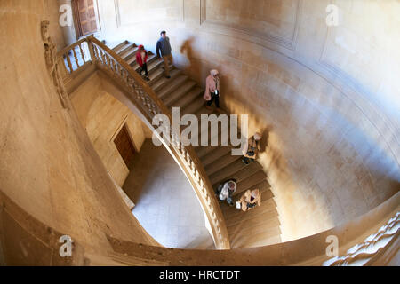 Palacio de Carlos V, Alhambra de Granada, Granada, Andalousie, Espagne, Europe Banque D'Images