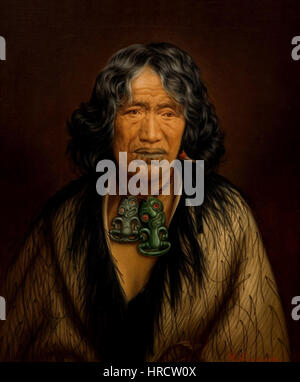 Pikinga te Rangi, par Gottfried Lindauer Banque D'Images