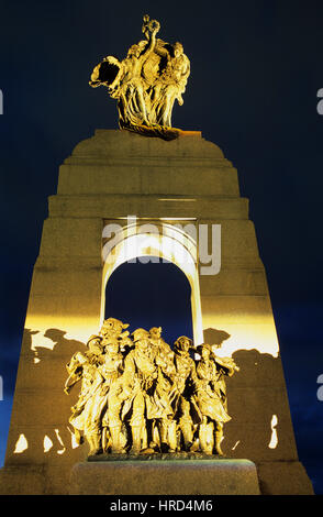 La réponse, le Canadien National War Memorial, Ottawa, Ontario, Canada Banque D'Images