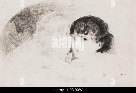 Anders Zorn - Les Soeurs (1882) Banque D'Images