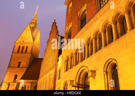 Marktkirche à Hanovre. Hanovre, Basse-Saxe, Allemagne Banque D'Images