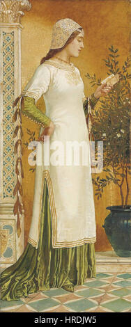 Walter A. - Laura lecture (1885) Banque D'Images