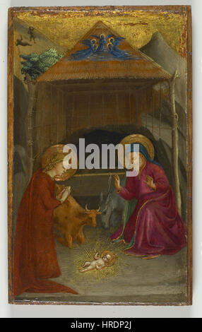 Fra Angelico (Fra Giovanni da Fiesole) - La Nativité - 68.41.8 - Minneapolis Institute of Arts Banque D'Images