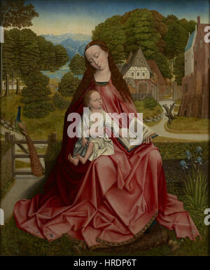 Artiste(s) inconnu, peut-être maître de la Madone du Grog ou Aert van den Bossche, ancien capitaine du feuillage brodé - Vierge à l'enfant dans un paysage - 90,7 - Minneapolis Institute of Arts Banque D'Images