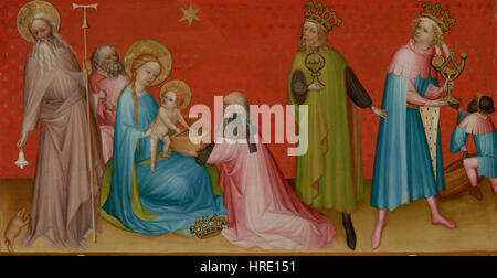 Master franco-flamande - l'Adoration des Mages avec Saint Antoine Abbé - 2004.68 - J. Paul Getty Museum Banque D'Images