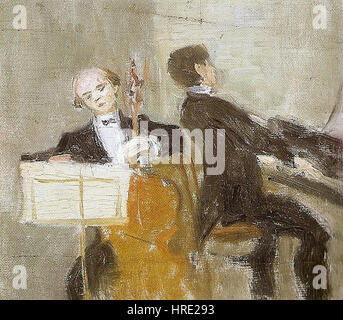 Pau Casals i Enric Granados, ch. 1911-1914 Banque D'Images