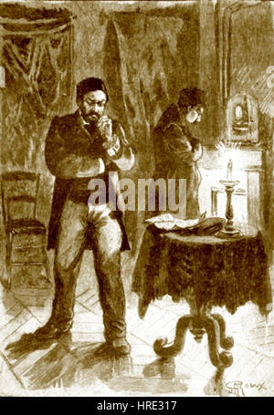 'La Merveilleuse Aventures du Capitaine Antifer' par George Roux 17 Banque D'Images