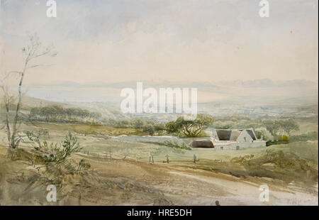 Heinrich Hermann - Cape Town du haut de Kloof Street - Google Art Project Banque D'Images