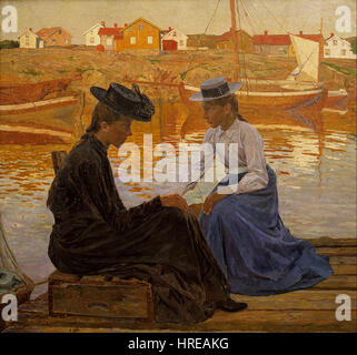 Carl Wilhelmson - La Baie - Google Art Project Banque D'Images