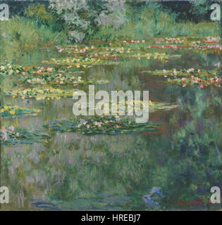 Claude Monet - Le Bassin des nymphéas - Google Art Project Banque D'Images