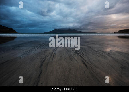 Liag Beach, à l'île de Eigg, Ecosse Banque D'Images