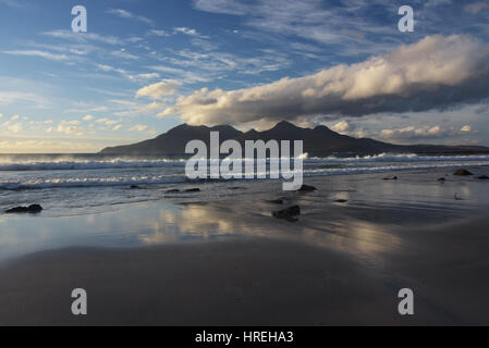 Liag Beach, à l'île de Eigg, Ecosse Banque D'Images