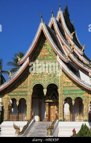 Le Laos, Luang Prabang ; Haw Pha Bang, Temple Royal, Banque D'Images