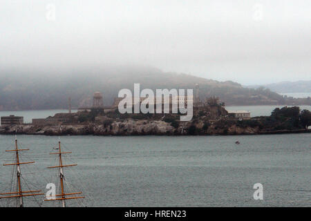 L'île d'Alcatraz - San Francisco Banque D'Images