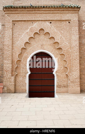 La mosquée de Koutoubia, près de la place Jemaa el-Fna place centrale de Marrakech (Marrakech, Maroc) Banque D'Images
