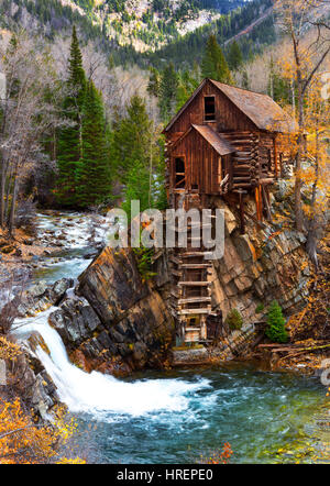 Crystal Mill, Colorado Banque D'Images