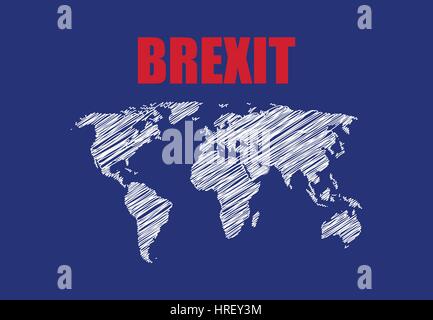 Résumé Contexte brexit Illustration de Vecteur