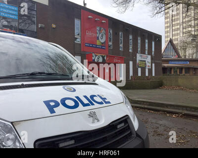 La salle de billard Riley's Place à Hertford, Coventry où un pensionné Patrick Redmond, 68 ans, est mort après qu'il a été frappé au sol. Banque D'Images