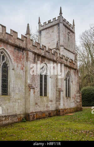 L'église Holy Trinity. Flotte, Dorset UK Moonfleet Banque D'Images