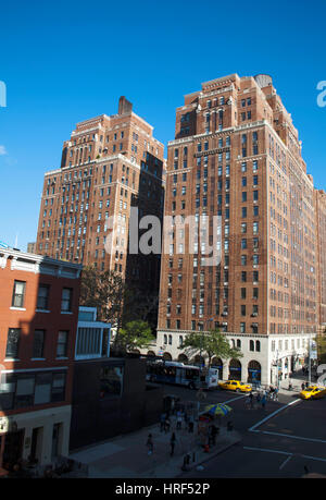 La terrasse London jardin à l'ouest de la ligne haute du 23e et 10e Avenue le Meatpacking District et Chelsea Manhattan New York Banque D'Images