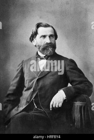 Giuseppe Verdi, compositeur italien Banque D'Images