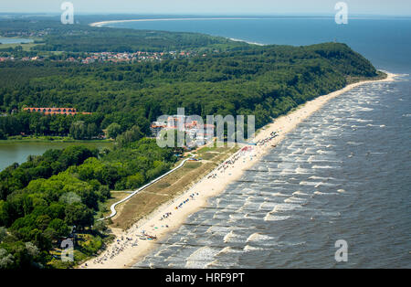 Koelpinsee, Usedom, l'île, de la mer Baltique Mecklembourg-Poméranie-Occidentale, Allemagne Banque D'Images