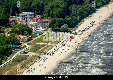 Koelpinsee, Usedom, l'île, de la mer Baltique Mecklembourg-Poméranie-Occidentale, Allemagne Banque D'Images