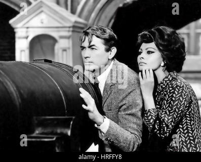 ARABESQUE 1966 Universal Pictures film avec Gregory Peck, Sophia Loren Banque D'Images