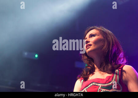 Londres, Royaume-Uni. 06Th Mar, 2017. Brigitte Bardot l'exécution sur une tournée de promotion pour son nouvel album 'Familia' au Koko le 1 mars 2017 à Londres, en Angleterre. Crédit : l'accès Photo/Alamy Live News Banque D'Images