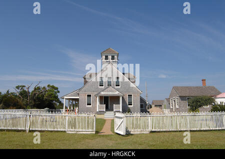 Musée Life-Saving Station d'Chicamacomico à Rodanthe, en Caroline du Nord Banque D'Images