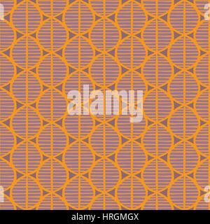 Motif floral seamless primitif avec des feuilles. L'origine ethnique, tribal géométrie simpliste, jaune et pourpre. Le design textile. Illustration de Vecteur