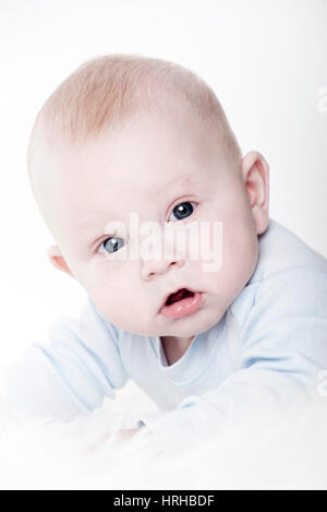 Parution du modèle, Kleiner Junge, 5 Monate - petit garçon âgé de 5 mois, Banque D'Images