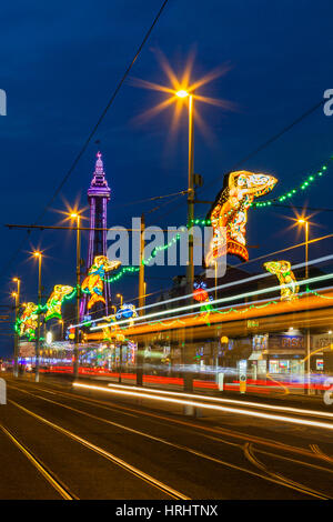 Illuminations, Blackpool, Lancashire, Angleterre, Royaume-Uni Banque D'Images
