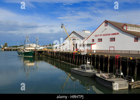 Gulf of Georgia Cannery, village de pêche de Steveston, Vancouver, British Columbia, Canada, Amérique du Nord Banque D'Images