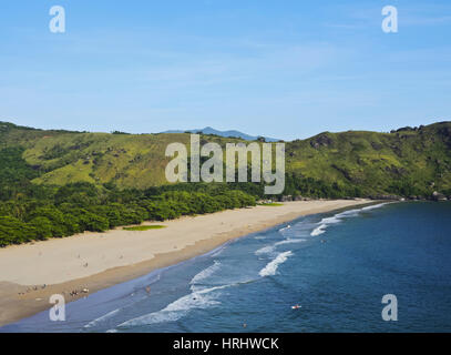 Portrait de la plage de l'île d'Ilhabela, Bonete, Etat de Sao Paulo, Brésil Banque D'Images