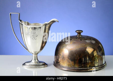 Coupe du gâteau poli et terni Dome Banque D'Images