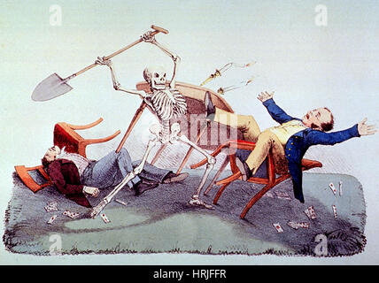 Danse Macabre, 1827 Banque D'Images