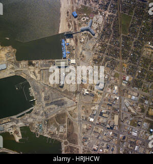 Les dommages de l'ouragan Katrina, Gulfport, MS Banque D'Images