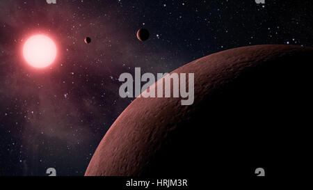 Exoplanète KOI-961 System Banque D'Images