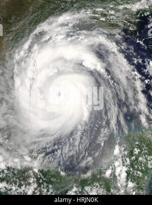 L'ouragan Emily, image MODIS, 2005 Banque D'Images