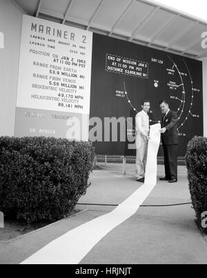 Mariner 2 Données de Vénus, 1962 Banque D'Images