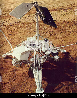 Surveyor 1, Lunar Lander sur plage, 1966 Banque D'Images
