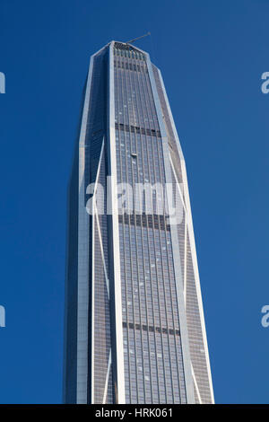 Ping An International Finance Centre (4e plus grand bâtiment en 2017 à 600m), Futian, Shenzhen, Guangdong, Chine Banque D'Images