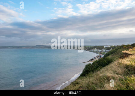 Vue sur la baie de St Francis Bay  ? Carr sur la côte de North Yorkshire, Angleterre Banque D'Images