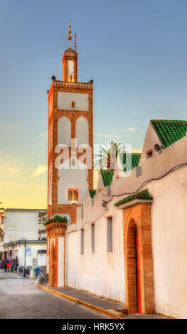 Ould el-Hamra mosquée dans la vieille Médina de Casablanca - Maroc Banque D'Images