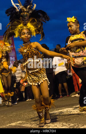 Le Carnaval en Guadeloupe Banque D'Images