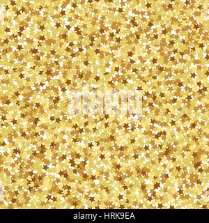 Motif transparent Gold Star Illustration de Vecteur