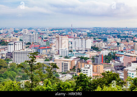 Pattaya, Thaïlande,Vue d'en haut Banque D'Images